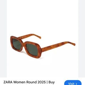 ZARA Women's Brown Sunglasses